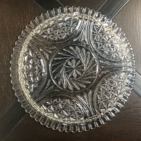 Vintage Crystal Plate - Picture 4 of 4